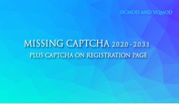Missing Captcha 2.0.2.0-2.0.3.1 including regist..