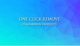 One Click Remove Compare