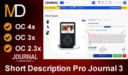 Product Short Description Pro - Journal  3 Theme