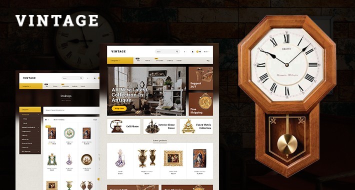 Antique Mega Multi Store Premium Opencart Theme