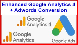 Enhanced Google Analytics 4 + AdWords Conversion