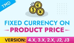Fixed Currency On Product Price