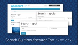 Search by Manufacturer Too
