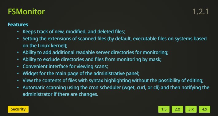 FSMonitor - file system monitoring