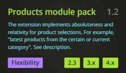 [PMP] - Products module pack