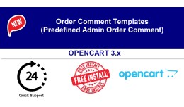 Order Comment Templates (Pre-defined Admin Order..