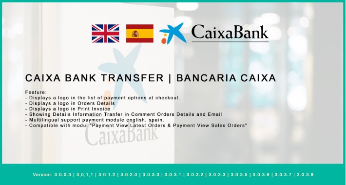 CAIXABANK Bank Transfer | Transferencia Bancaria Caixa