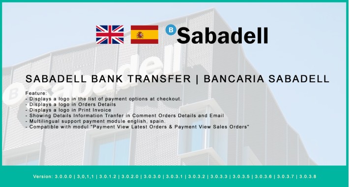 Sabadell Bank Transfer | Transferencia Bancaria Sabadell