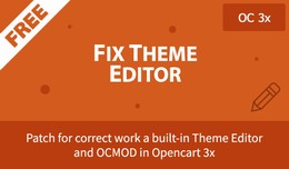 Fix Theme Editor - patch for correct work Theme ..