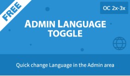 Admin Language toggle - Quick change Admin langu..