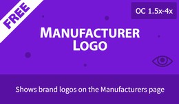 ManufacturerLogo - Show Brands logo on Manufactu..
