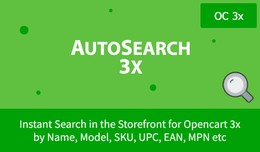 Autosearch 3x - instant search in the storefront..