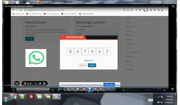 OTP login via Whatsapp
