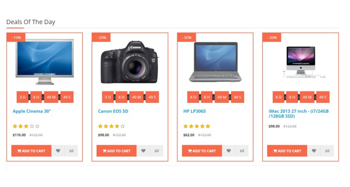CountDown Timer For Special Discount Product