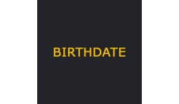 BirthDate