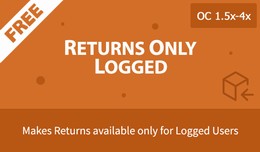 Returns OnlyLogged - makes Returns available onl..