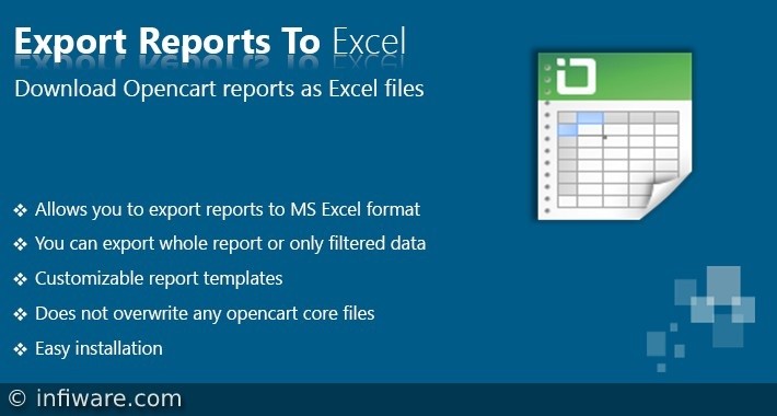 Export Reports to MS Excel