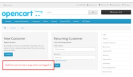 Forced login to access restricted pages for b2b ..