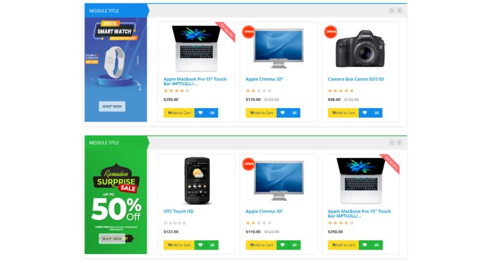 OpenCart - Module Featured Advanced For Opencart