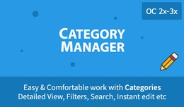 Category Manager - Admin Management & Filter..