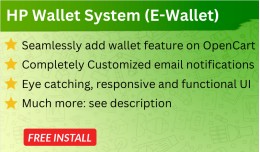 Smart E-Wallet  [Versatile Advanced OpenCart E-W..