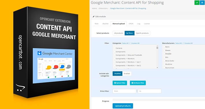 Google Merchant: Content API for Shopping - Product Feed