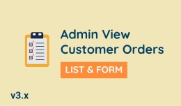 Admin View Customer Orders