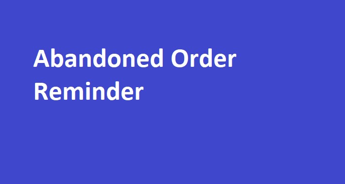 Abandoned Cart Reminder