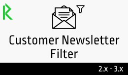 Customer Newsletter Filter