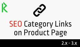 SEO Category Links On Product Page