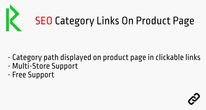 SEO Category Links On Product Page