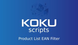 Product List EAN Filter (admin)