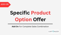 Specific Product Option Offer - Add On For Sales..