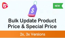 Bulk Update Product Price & Special Price