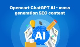 OpenCart ChatGPT AI - mass generation SEO content