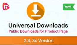 Universal Downloads for Product Page