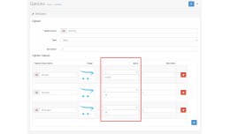 Common price for options