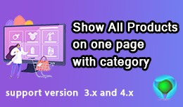 Show All Products on one page with category