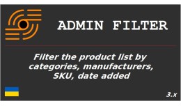 Admin Filter
