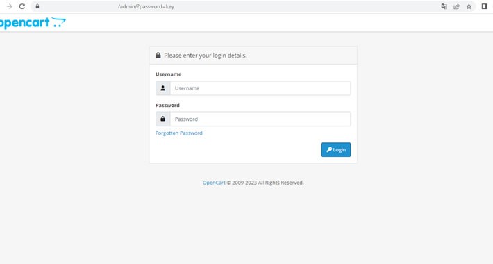 Admin Password and Key Security Vqmod