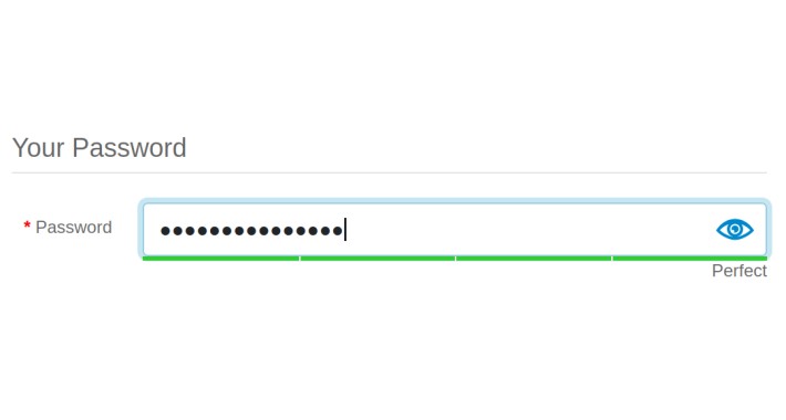 OpenCart - Password Strength Checker