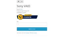 Module Display Call Us On Opencart Product