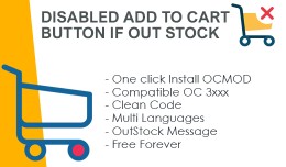 Hide of Stock - Disabled  Add to Cart Button
