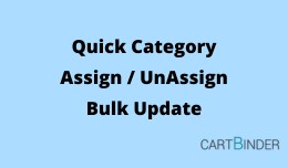 Quick Category Assign / UnAssign - Bulk Update
