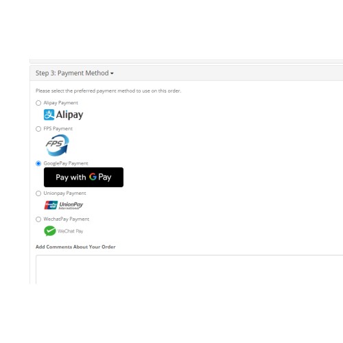 OpenCart Oceanpayment GooglePay Gateway