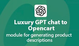 Luxury GPT chat - module for generating product ..