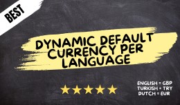 Dynamic Default Currency per Language