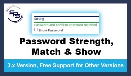 Password Strength, Password Match & Show Pas..