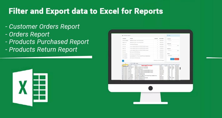 Filter And Export Data To Excel For Reports In Opencart