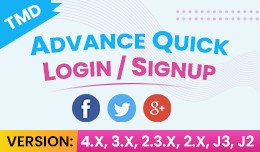 Quick Login and Signup